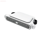 Powerful Car Seat Backrest Fan with 3000mAh Built-in Battery, Dual-Use (Cordless & Plug-in)-white In Australia - Darrahopens
