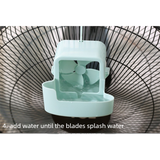No-Drill Hanging Cooling Fan with Ice Compartment – Household Portable Cooler-blue In Australia - Darrahopens