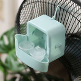 No-Drill Hanging Cooling Fan with Ice Compartment – Household Portable Cooler-pink
