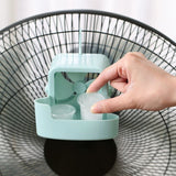 No-Drill Hanging Cooling Fan with Ice Compartment – Household Portable Cooler-pink