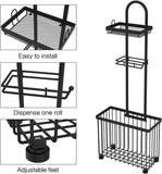 Bathroom Tissue Holder – Wall-Mounted Storage Rack for Home
