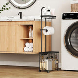 Bathroom Tissue Holder – Wall-Mounted Storage Rack for Home