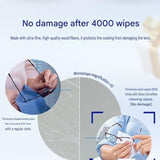 Disposable Eyeglass Cleaning Wipes – Antibacterial Lens Wipes (60 Count)