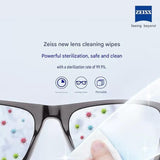 Disposable Eyeglass Cleaning Wipes – Antibacterial Lens Wipes (60 Count)
