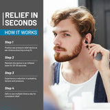 Ear Pressure Relief Tool Handheld Ear Pressure Reducer for Head Tension Discomfort Relief-black In Australia - Darrahopens