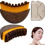Walnut Wood Lymphatic Drainage Facial Brush – Gua Sha Tool for Contouring and De-Puffing In Australia - Darrahopens