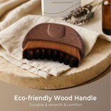 Walnut Wood Lymphatic Drainage Facial Brush – Gua Sha Tool for Contouring and De-Puffing In Australia - Darrahopens