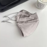 Pure Mulberry Silk Face Mask – Breathable UV Protection Reusable Mask for Daily Wear (Gray) In Australia - Darrahopens In Australia - Darrahopens