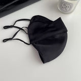 Pure Mulberry Silk Face Mask – Breathable UV Protection Reusable Mask for Daily Wear (Black) In Australia - Darrahopens In Australia - Darrahopens