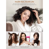 3 Pack Microfiber Hair Towel Wrap, Fast Drying Hair Towels for Women, Soft Lightweight Quick Dry Turban for Curly & Long Hair-Blue,Grey,Pink