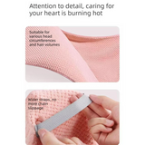Waffle Weave Microfibre Hair Drying Towel Extra Large Super Absorbent Quick Dry Hair Wrap for Long Thick Hair-Pink