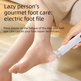 6-Speed Electric Callus Remover, Rechargeable Foot File for Dead Skin & Hard Skin, Type-C Charging-white In Australia - Darrahopens