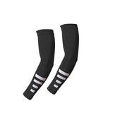 UV Protection Arm Sleeves with Reflective Strips, Breathable Cooling Sun Sleeves for Driving Cycling Running-Black In Australia - Darrahopens