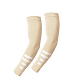 UV Protection Arm Sleeves with Reflective Strips, Breathable Cooling Sun Sleeves for Driving Cycling Running-Nude In Australia - Darrahopens