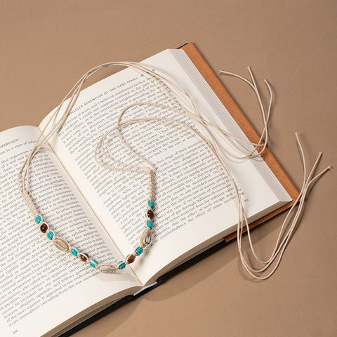 Coastal Cowrie Shell Turquoise Bead Macrame Waist Belt Adjustable Fringe Drawstring Boho Beach Sash In Australia - Darrahopens