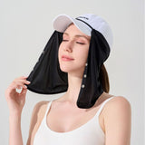 Detachable Neck Face Sun Protection Mask, Breathable UV Protection Face Cover for Outdoor Fishing Cycling-black