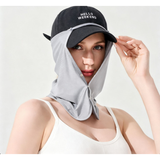 Detachable Neck Face Sun Protection Mask, Breathable UV Protection Face Cover for Outdoor Fishing Cycling-grey In Australia - Darrahopens