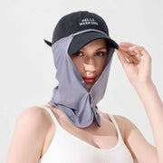 Detachable Neck Face Sun Protection Mask, Breathable UV Protection Face Cover for Outdoor Fishing Cycling-dark grey In Australia - Darrahopens