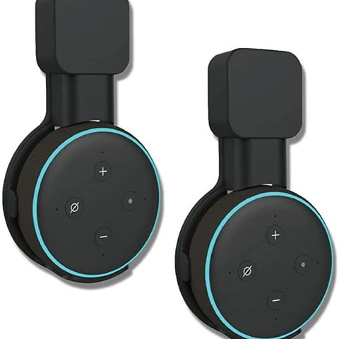 Wall Socket Mount Stand for Echo Dot Smart Speaker, Space Saving Plug Holder Bracket for Smart Voice Assistant-black In Australia - Darrahopens