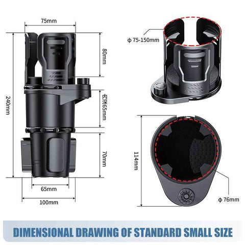 Adjustable Car Cup Holder Expander Small Size Multifunctional Vehicle Drink Bottle Holder Organizer For Car Console In Australia - Darrahopens