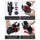 Adjustable Car Cup Holder Expander Small Size Multifunctional Vehicle Drink Bottle Holder Organizer For Car Console In Australia - Darrahopens