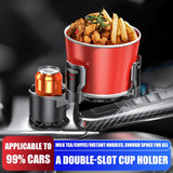 Large Size Car Cup Holder Expander Adjustable Wide Mouth Vehicle Drink Bottle Holder Multifunctional Car Storage Organizer