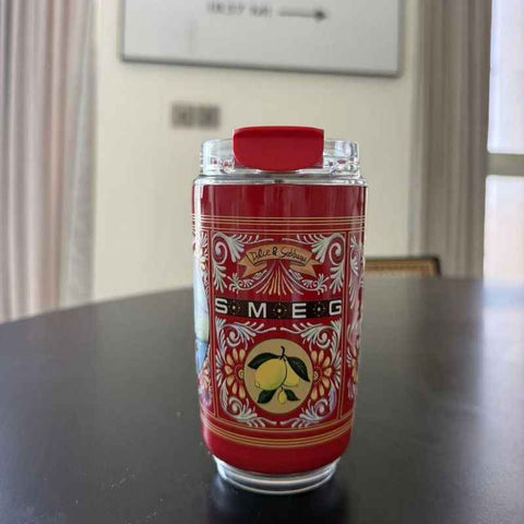 Portable Insulated Travel Coffee Cup, Leak Proof Flip Lid Tumbler, Reusable Drinking Cup for Car Commute, Travel, Office-Sicilian Red In Australia - Darrahopens