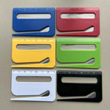 Portable Letter Opener Card Size Envelope Slitter with Ruler Lightweight Mail Opening Cutter for Office Home-White In Australia - Darrahopens