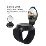 Wrist Strap Bike Rear View Mirror, 360 Adjustable Convex Cycling Safety Mirror for Road Mountain Biking In Australia - Darrahopens