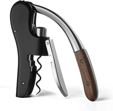 Lever Style Wine Bottle Opener, Heavy Duty Corkscrew with Built-in Foil Cutter for Home Bar Party In Australia - Darrahopens