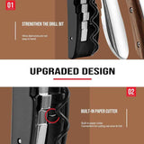 Lever Style Wine Bottle Opener, Heavy Duty Corkscrew with Built-in Foil Cutter for Home Bar Party In Australia - Darrahopens