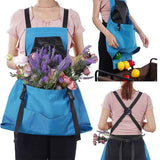 Garden Harvest Apron with Large Detachable Harvest Pouch, Adjustable Shoulder Strap Fruit Vegetable Picking Waist Apron, Multi Use Gardening Gathering Apron for Backyard Farmer-gray In Australia - Darrahopens
