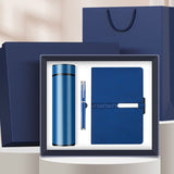 Corporate Gift Set Insulated Water Bottle Notebook Pen, Business Executive Office Gift Box Set-blue In Australia - Darrahopens