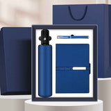 Business Gift Set Automatic Foldable Umbrella Notebook Pen, Premium Corporate Presentation Gift Hamper, Outdoor Office All In One Gift Box-blue In Australia - Darrahopens