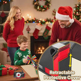 Gift Wrapping Paper Cutter Portable Wrap Dispenser Cutting Tool For Christmas Present Packaging-black In Australia - Darrahopens