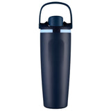 Portable Insulated Travel Mug Stainless Steel Leakproof Thermal Water Cup with Carry Clip for Outdoor Gym-Navy Blue In Australia - Darrahopens