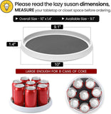 2 set, 10 Inch Non-Skid Lazy Susan Organizers - Turntable Rack for Cabinet, Pantry Organization and Storage, Kitchen, Fridge, Bathroom Makeup Vanity Countertop, Under Sink Organizing, Spice Rack In Australia - Darrahopens