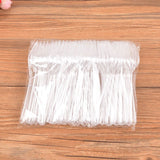 Disposable Plastic Forks 100 Pack, Heavy Duty Single Use Cutlery for Party Picnic Takeaway Catering-Clear In Australia - Darrahopens
