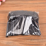 Disposable Plastic Forks 100 Pack, Heavy Duty Single Use Cutlery for Party Picnic Takeaway Catering-Black In Australia - Darrahopens