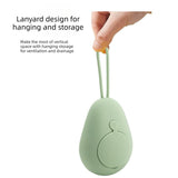 Avocado Shape Silicone Bath Brush Refillable Body Shower Brush with Hanging Loop-Grey In Australia - Darrahopens