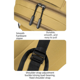 Casual School Backpack with USB Charging Port, Water Resistant Daypack for Uni Students & Daily Commute-khaki
