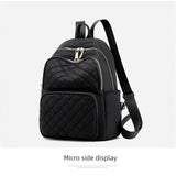 Quilted Water Resistant Backpack Handbag, Multiway Casual Daypack for Women Daily Travel & Shopping