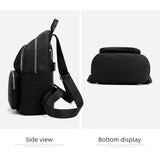 Quilted Water Resistant Backpack Handbag, Multiway Casual Daypack for Women Daily Travel & Shopping