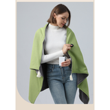 USB Heated Shawl Wrap Blanket, Portable Electric Heating Poncho for Office Desk, Travel & Lounging-green In Australia - Darrahopens