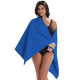 Quick-dry double-sided towel for swimming and fitness-Royal Blue-40*80cm