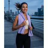 Quick-dry double-sided towel for swimming and fitness-Royal Blue-40*80cm