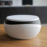2-Tier Snack Bowl with Shell Disposal Compartment – Must-Have for Living Room