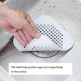 Silicone Sink Strainer for Kitchen & Bathroom – White