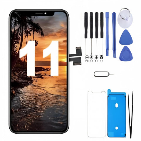 iPhone 11 Screen Replacement 6.1" Incell LCD Touch Digitizer with Repair Tools for iPhone 11 A2111 A2221 A2223