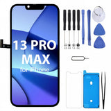 iPhone 13 Pro Max Screen Replacement, 6.7 Inch Incell LCD Touch Screen Digitizer with Full Repair Tool Kit & Tempered Glass, Fits iPhone 13 Pro Max A2484 A2641 A2642 A2643 A2644